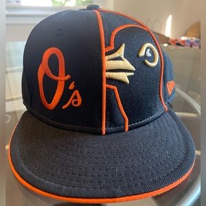 Baltimore Orioles New Era Fitted Hat 7 1/8